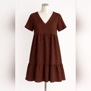 Women's V-Neck Tiered Dress size L